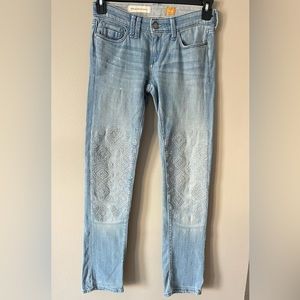 Pilcro and the Letterpress Anthropology Hyphen Size 24 Light Wash Jeans